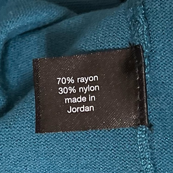 Lane Bryant Sweater Bell Sleeve Womens Plus Size 3X 22/24 Teal Jewel Blue NWT - Picture 7 of 8